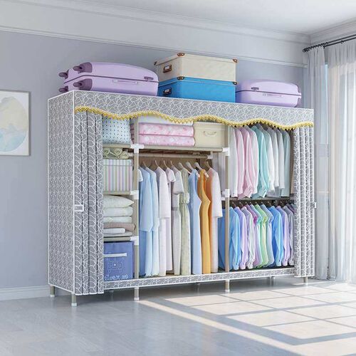 Three-Structure Simple Wardrobe Thick Reinforced 20mm Spray