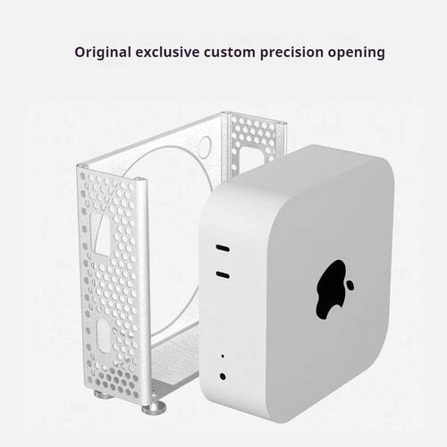 For Mac Mini M4 Stand Aluminum Alloy Computer Case Dissipati