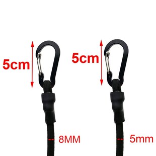 Tie Carabi Heavy with String Strap Cord Bungee Duty 200cm