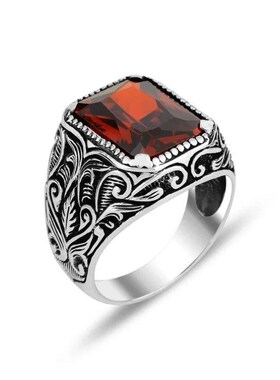 Vintage Handmade Turkish Signet Ring For Men Women Ancient S