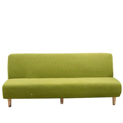 Polar Fleece Fabric Armless Sofa Bed ver Solid Color Without