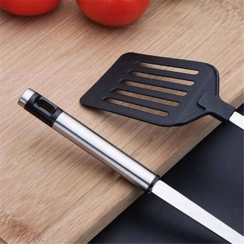 Stainless Steel Turners Kitchen Tools Nylon Handle Spatula F