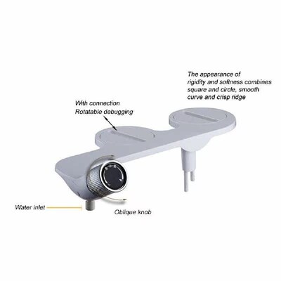 Toilet Cold Water Butt Washing Thin Easy Install Home