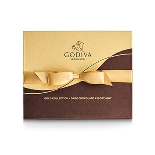 Godiva Chocolatier Gourmet Dark Chocolate Gift Box with G
