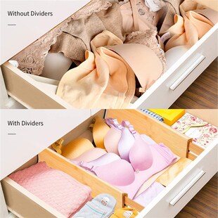 Bamboo Kitchen Drawer Dividers Organizers
