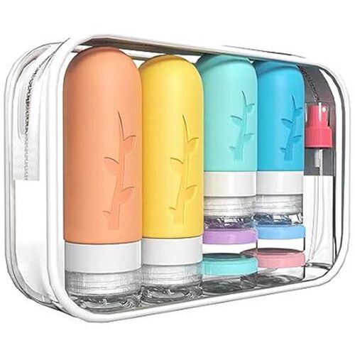 18pack Travel Bottles for Toiletries,TSA Approved Silicon