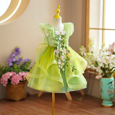 Girls Dress Princess Dress Pompous Dress Childrens Show Ev