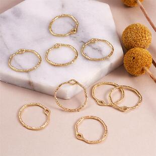 10pcs Alloy Open Back Bezel Pendants Rectangle Oval Round Fr