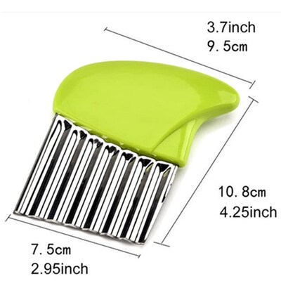 Crinkle Cutter Crinkle Wavy Potato Soap Cutting Chopper