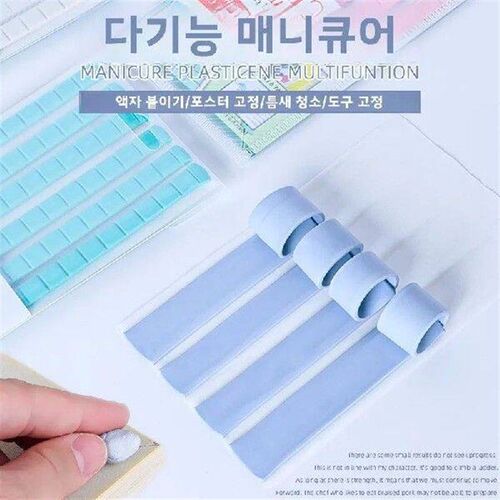 een Nail Art Clay Reusable Practice Fixing White Mud