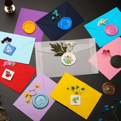 200pcs Per Bag Sealing Wax Beads Lustrous Wax  Stamp Wax Par