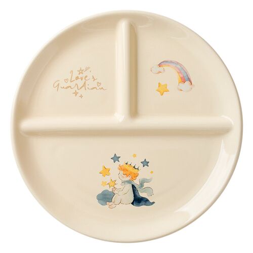 9  Ceramic Japanese style Little Prince Round Set Meal Plate