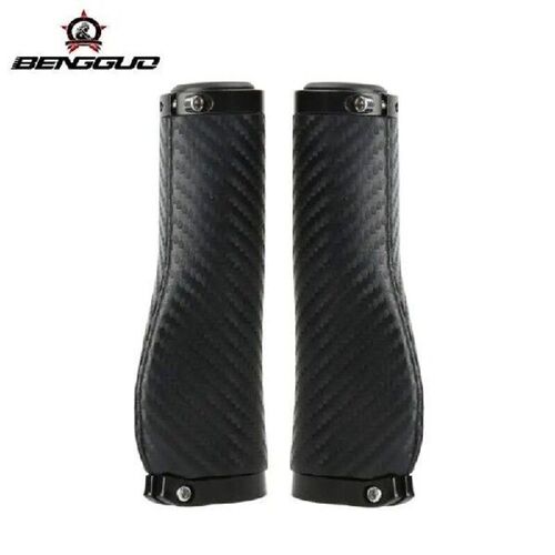 1 Pair Leather Grip Shock-absorbing Riding Equipment