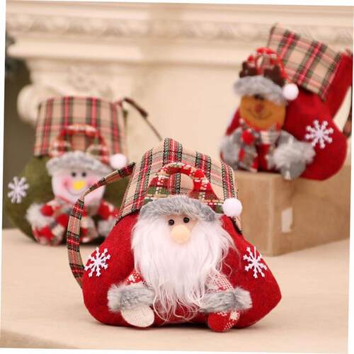 Cartoon Christmas decoration?tree goodie bag Gift bag圣诞袜