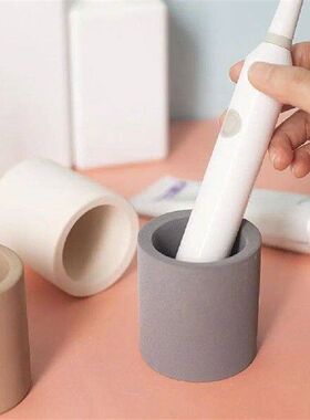 Keep Dry Solid Color Diatomite Bathroom Toothbrush Holder