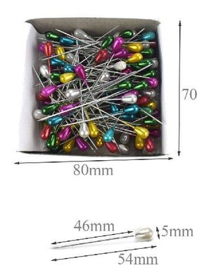720PCS 55mm Long Pearl Head Pin Straight Sewing Patchwork