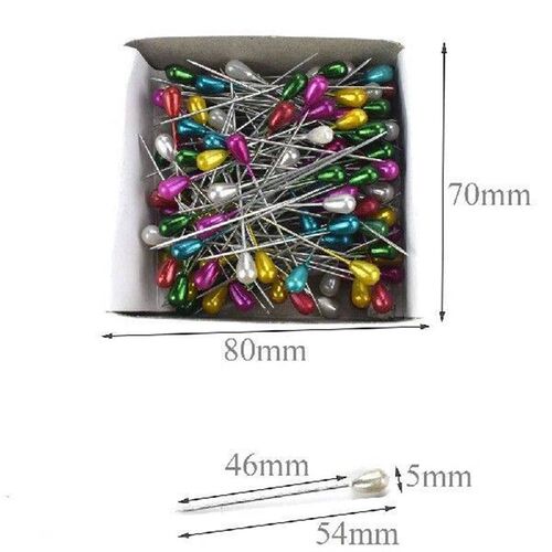 720PCS 55mm Long Pearl Head Pin Straight Sewing Patchwork