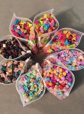 50Pcs Girls Cute Colorful Hair Clips Flower Star Small Hair