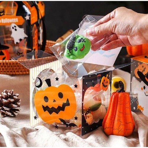 10Pcs Halloween Candy Box Halloween Gift Box House Model