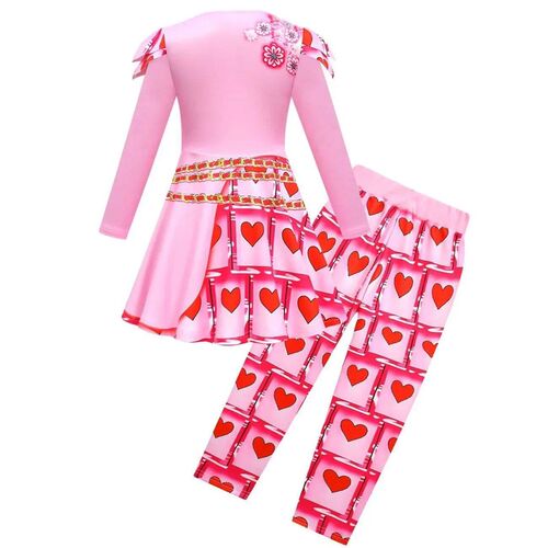 D-Descendants Red Costume for Kids Rise of Red Girls Red Bri