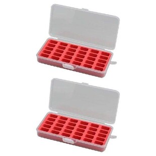 Bobbins Storage Box 30 Grids 18x9x3cm ABS Easy to Use for