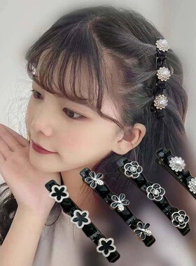 Pearl Side Hairpin Bangs For Girls Korean Style Hair Clip Br
