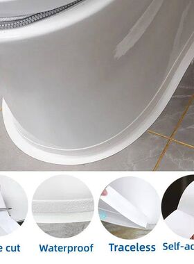 1 Roll PVC Sealing Tape For Bathroom Kitchen Caulk Strip Tap