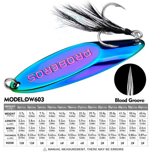 3pc Metal sequin bait with Srengthened Hooks and Bevel Sequi