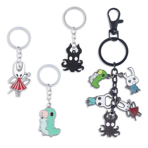 Hollow Knight Metal Characters Keychain The Knight Octopus G