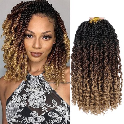 Hair Nest Goddess Box Braids Crochet Hair with Curly Ends Sy