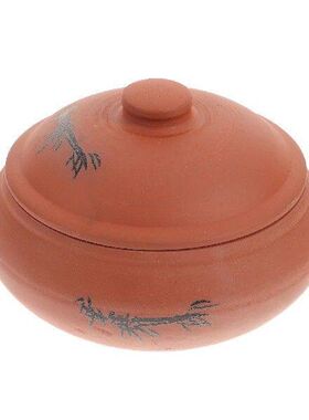 Pot Ceramic Casserole Soup Cooking Stew Stock Steam Dish
