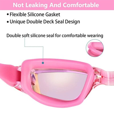 2022 Swimming Goggles Adult Men Women Kids Anti-Fog Anti-Lea