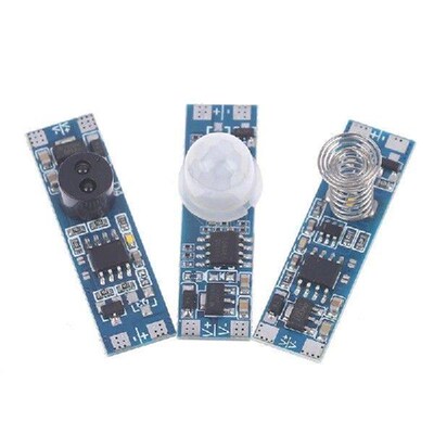 1pc 12v 24v Turn On/off Dimmable Touchless Ir Hand Sweep