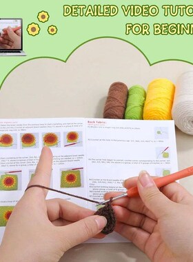 Crochet Kit-Bag Crochet Kit for Beginners Crochet Starters C