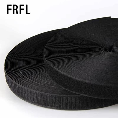 2 Rolls 1m hook and loop fastener grip tape sew on touch tap
