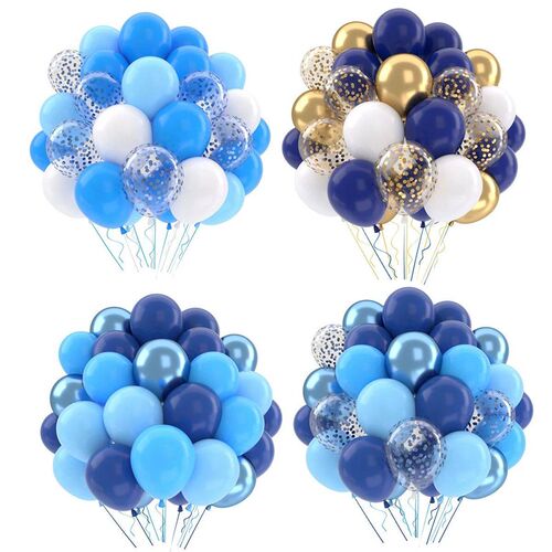 31/36/37/51/101Pcs Metallic Balloons Pearl Latex Balloon Gol