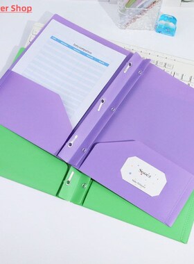 A4 Double Pocket Folder Bilateral D-Shaped Report Folder