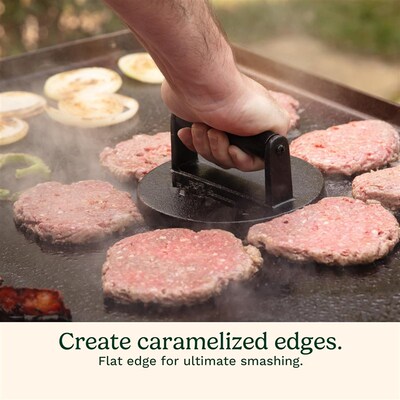 Cast Iron Smashed Burger Press Burger Tool for Grill