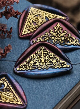 Shaped Triangle Wax Stamps European Patterned Lacquer Stamp