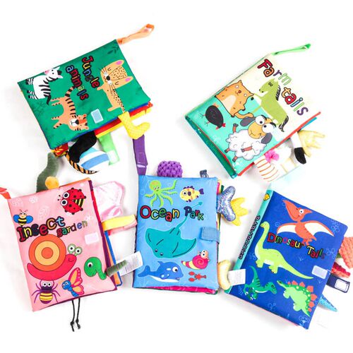 Baby Book Soft Cloth Books Toddler Newborn Early Learning De
