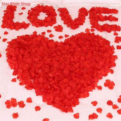 100/200/500/2000 Pieces Artificial Rose Petals Artificial
