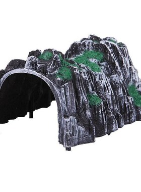 1pc Plastic Rockery Tunnel Track Train Slot 1:87 Scale Model