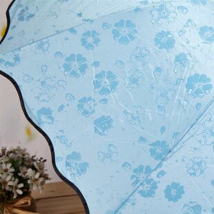 Water Flowering Sunny Umbrella Folding Sunscreen Umbrella UV