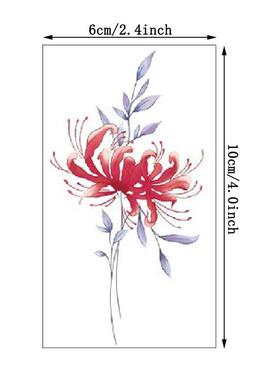 30Sheets Equinox Flower Pattern Temporary Tattoo Stickers