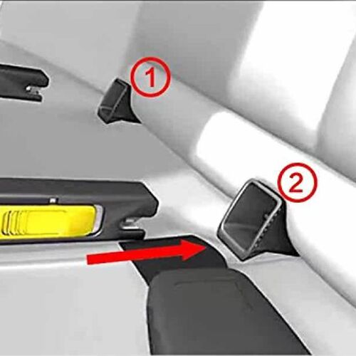 New 2 Pcs Latch Guide! Passenger Car Child Safety Seats Gene