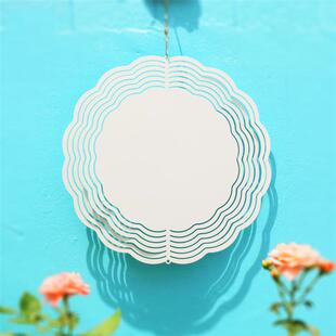 Free Shipping 10pcs/lot 8 Inches 20cm Double Sided Sublimati