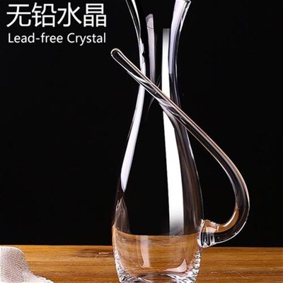 跨境出口lead-free crystal glass wine decanter household wine