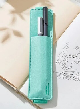 Pu Leather Pen Bag Elastic Buckle Book NotebookSchool Pen Ca