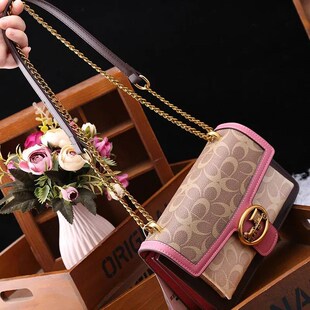 Light luxury womens bag 2025 new high-end color contrast si