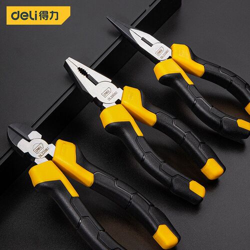 Deli Universal Wire Cutter Diagonal Pliers Crimping Pliers N